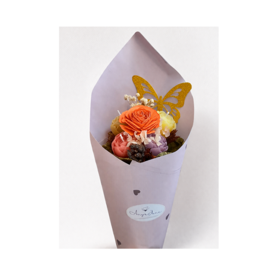 Decorative Candle Bouquet | Handmade Floral Candle Gift