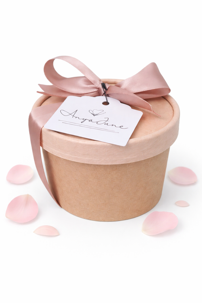 Peony Bloom Candle Trio – Vanilla Scented Decorative Floral Candle