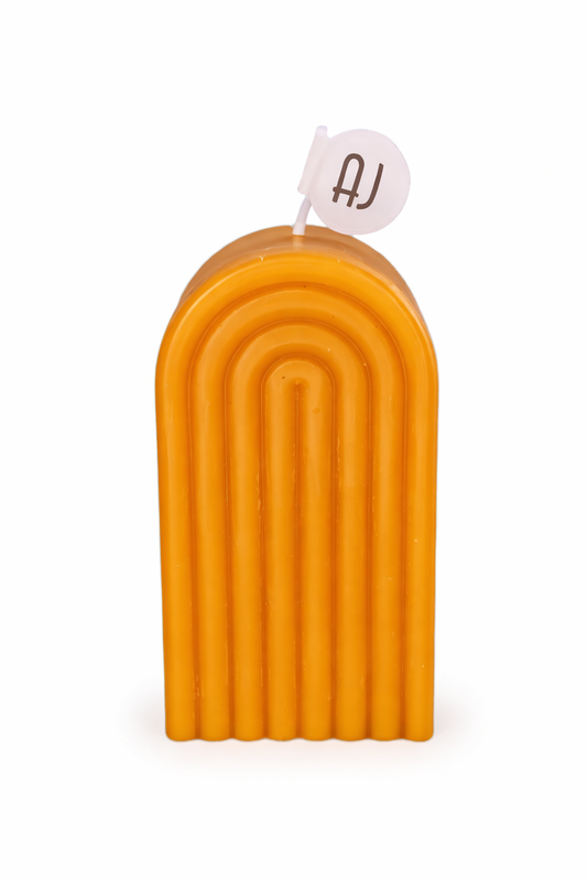 Pure Beeswax Arch Candle