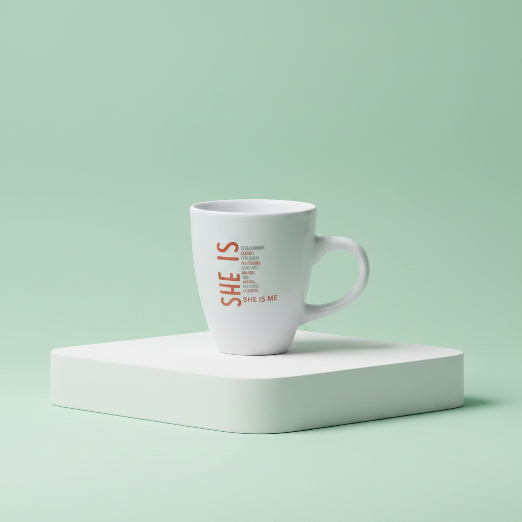 She Is Me Mug