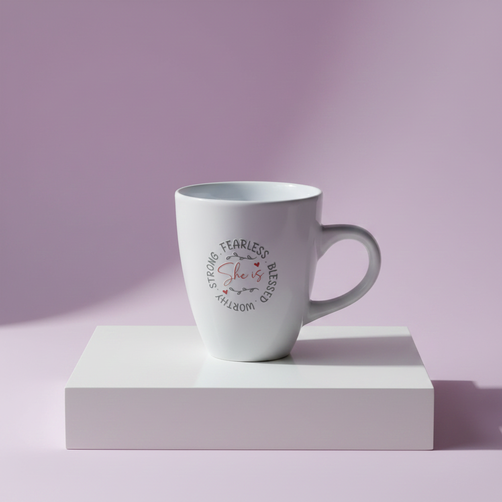 She Is Motivational Mug