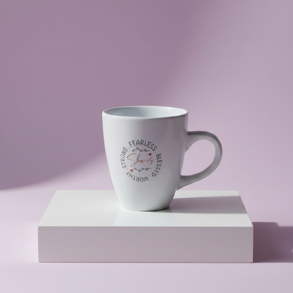 She Is Motivational Mug