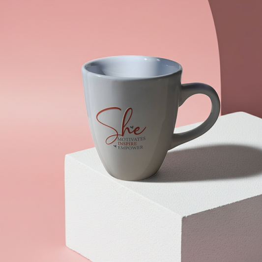 She Motivates Inspire Empower Mug