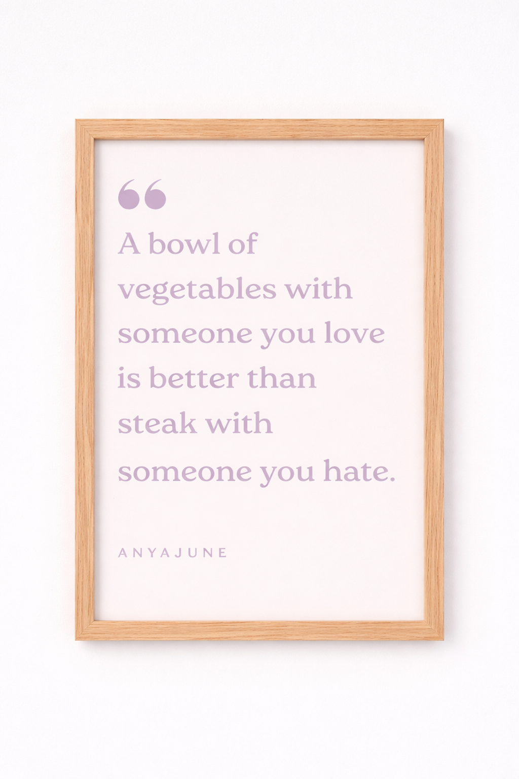 A Bowl of Vegetables Framed Print | Anya June