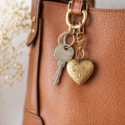 Seed of Hope Mustard Seed Keychain | Heart Locket